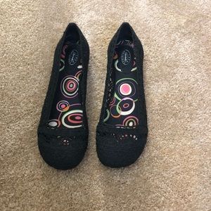 Dr. School’s Poncho Black Shoes